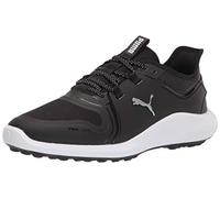 PUMA Homme Ignite Fasten8 Chaussure de Golf, Black Silver Blanc, 42.5 EU