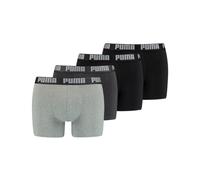 Puma's Basic Boxers 4 Pack Men, Vêtements, Noir/Grey Melange, 2