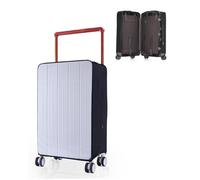 PUMHUBO Housse de bagage à poignée large sans démontage - Housse de valise latérale droite de 50,8 cm pour bagages, protection de valise en PVC transparent, housse de sac de voyage noire