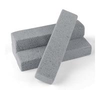 Pumice Stone Lot de 4 blocs de nettoyage pour toilettes, pierre ponce pour toilettes, salle de bain, lavabo