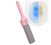 Pumice Stone Toilet Brush - Sturdy Handle Cleaner, Effective Stain Eraser, Rust Remover for Limescale Ring, Practical Household Scrubber | Bathroom Kitchen Sink Tile Pool Grill Cleaning Supplies