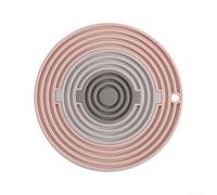 Pumixiy 1 dessous de plat en silicone résistant à la chaleur pour servir des plats (F2)