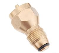 Pumixiy Adaptateur coupleur de bouteille de gaz propane liquide | Outil de recharge réutilisable de réservoir de 0,5 kg compatible avec les bouteilles | Connecteur de gaz de camping en laiton durable