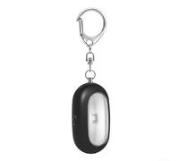 Pumixiy Alarme de sécurité à LED puissante 125 dB - Son personnel - Porte-clés compact avec appareil pour femmes, personnes âgées et vulnérables - Noir