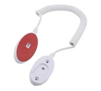 Pumixiy Attache de télécommande pour usage domestique et hôtelier, laisse anti-perte avec sangle de sécurité rétractable de 100 cm, câble de support de télécommande en plastique blanc