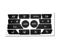 Pumixiy Autocollants de réparation pour panneau de climatisation et de panneau de commande pour série 5, décalcomanie de rechange en vinyle durable pour unité de contrôle climatique, motif