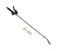 Pumixiy Baguette de tuyau réglable en acier inoxydable avec levier de verrouillage et double ardillon en laiton, pulvérisateur de jardin durable pour arrosage des plantes, baguette de pulvérisation de