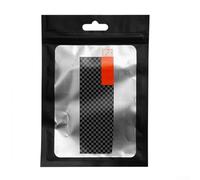 Pumixiy Bande de protection pour tête de pagaie de pickleball compatible avec 14 mm d'épaisseur - Design flexible et résistant pour la compétition et (fibre de carbone noire)