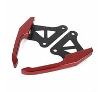 Pumixiy Barre d'appui arrière en alliage d'aluminium pour singe MSX125 (rouge)