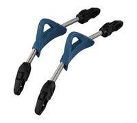 Pumixiy Blue M Lot de 2 sangles de rechange antidérapantes en acier inoxydable 304 avec poignée EPDM TPR, compatible avec la plupart des marques, y compris les juments Cressi