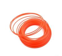 Pumixiy Bobine d'allumage pour moteur 4 - Compatible avec débroussailleuse électrique - Fil de rechange rond en nylon - 15 m x 2 mm - Calibre moyen