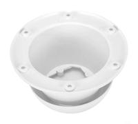 Pumixiy Bouchon de sortie d'air pour camping-car, remorque, caravane, station, wagon - En ABS blanc ou noir - 134,5 x 71,5 x 80 mm (blanc)