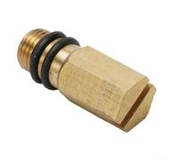 Pumixiy Bouchon d'obturation M10 pour robinet d'eau froide et chaude, embout flexible en laiton 10 mm, avec rondelles en caoutchouc, entrée mitigeur de cuisine et salle de bain