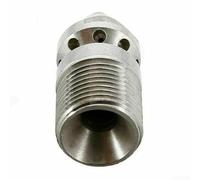 Pumixiy Buse de jet d'égout pour nettoyeur haute pression filetage 9 jets en acier inoxydable rotatif embout de nettoyage 0,5 à 1,2 mm, outil de nettoyage des canalisations robuste