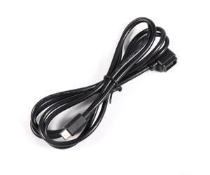 Pumixiy Câble de charge pour transmission électronique de vélo, pour systèmes 105 et transformateurs à 12 vitesses, connecteurs USB en alliage, cordon noir de 1,5 m