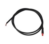 Pumixiy Câble de signal mâle à 2 broches pour vélo électrique 2/3/4/5/6 broches pour et pour systèmes Julet, cordon d'extension étanche avec boîtier en plastique + acier, 80 cm noir