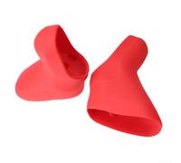 Pumixiy Capuchons de levier de frein en silicone pour SRAM 10 vitesses, antidérapants, avec une meilleure adhérence et résistance aux intempéries, pour vélo de route (rouge)
