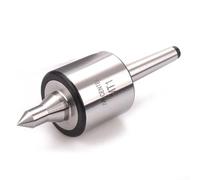 Pumixiy Centre en direct pour cône Morse avec triple roulement pour queue de tour CNC, précision MT1 MT2 MT3 MT4 centre de tour haute vitesse, précision de 0,000197 cm (MT1)