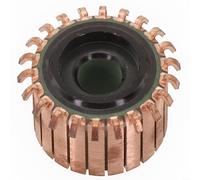 Pumixiy Commutateur de moteur de type crochet 25 mm - Composant électrique en cuivre à 22 segments pour moteurs CC haute vitesse, outils électriques et appareils (modèle CHY-2651-22)