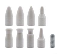 Pumixiy Compatible avec les camions SUV et surfaces planes têtes Knockdown Auto Repair Tools Pack Substance 8 Peek Tips Body for Dent Replacement