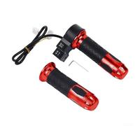 Pumixiy Composant d'accélérateur électrique ABS durable pour vélo et scooter avec design étanche et prise en main confortable (rouge)