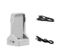Pumixiy Concentrateur de charge bidirectionnel, pour DJI Flip : Station de charge rapide à double batterie avec mode de stockage intelligent, banque d'alimentation, pour appareils, boîtier ABS compact