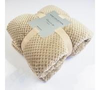 Pumixiy Couverture ultra douce en polaire corail pour canapé et chambre à coucher, couverture double pour lit, couverture légère et douce pour une utilisation toute l'année (Q)