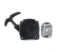 Pumixiy Démarreur à traction avec poulie en aluminium pour débroussailleuse, mécanisme de poulie pour débroussailleuse Gardenline, assemblage de démarrage de rechange, refroidissement du moteur et