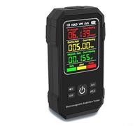 Pumixiy Détecteur de champs électromagnétiques portable | Détecteur de rayonnement électromagnétique pour la force du champ électrique, l'intensité du champ magnétique et la détection des rayonnements