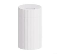 Pumixiy Diffuseur de voiture pour huiles essentielles, humidificateur d'arômes de 100 ml avec effet de flamme réaliste, lumières LED colorées pour porte-gobelet, voyage portable (blanc)