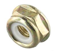 Pumixiy Écrou de lame fileté M10 x 1,25 pour gaucher pour débroussailleuse, débroussailleuse, boîte de vitesses, écrou de fixation de 22 mm de diamètre pour équipement électrique extérieur