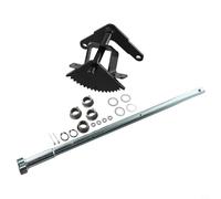 Pumixiy Engrenage de direction de rechange pour tondeuse à gazon compatible avec LT133 LT150 LT155 LT160 LT166 LT170 Engrenage secteur de direction en métal W assemblage d'arbre (A)