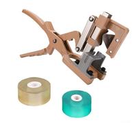 Pumixiy Ensemble d'outils de greffage de plantes avec ciseaux et rubans pour la coupe de branches, ciseaux de greffage de 8 à 20 mm pour branches épaisses, outil de greffage en alliage d'aluminium