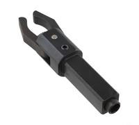 Pumixiy Extracteur à ressort rétractable pour machines de tour CNC, extracteur automatique de barre avec vis de verrouillage latérale, compatible avec les poignées carrées de 16/20/25/32 mm, métal