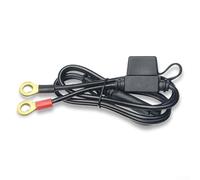 Pumixiy Faisceau de bornes à anneau 12 V - Câble de connexion rapide pour connecteur SAE - Câble d'alimentation fusible pour chargeur de batterie de moto, tracteur, tondeuse autoportée