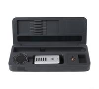 Pumixiy Fer à souder HS-02 Boîte de rangement mobile pour établi avec protocole PD/QC/DC 100 W, coque en alliage d'aluminium CNC, écran couleur de 2,4 cm, protection ESD (norme HS-02B)