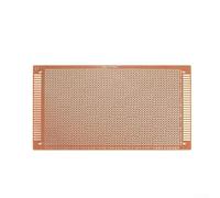 Pumixiy FR4 Circuit imprimé en fibre de verre avec cuivre plaqué pour kit de soudure à faire soi-même, lot de 20 expériences de platine d'expériences pour montage de composants électroniques