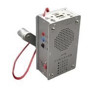 Pumixiy Générateur d'énergie manuel - Chargeur de téléphone d'urgence - Dynamo portable à manivelle avec lumière intégrée pour activités de plein air - Outils de survie pour chargement d'appareils