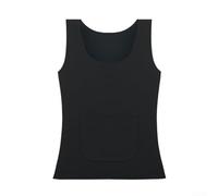 Pumixiy Gilet chauffant électrique, couche de base épaisse | Éléments chauffants électriques, doublure en polaire épaisse, design résistant au froid, indispensable pour l'hiver