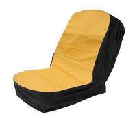 Pumixiy Grande housse de siège de tracteur agricole compatible avec les tondeuses autoportées, coussin de siège robuste en coton et polyester imperméable (jaune)