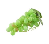 Pumixiy Grappe de raisin artificiel pour décoration de maison et de jardin, raisins de vin réalistes à exposer dans les cuisines, garde-manger, épiceries, jardins d'enfants, (vert)