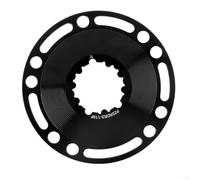 Pumixiy Griffe de conversion de plateau de vélo pour 110BCD - Adaptateur de manivelle 3 trous vers disque à 4 trous avec mécanisme rotatif de plaque à dents droites (3 boulons sans vis)