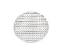 Pumixiy Grille de barbecue en acier inoxydable pour barbecue extérieur, tapis de cuisson rond en maille de 18 à 30 cm, compatible avec barbecue à charbon, four, rôtissoire, foyer, aucun assemblage