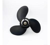 Pumixiy Hélice marine pour moteurs hors-bord Mercury 6HP à 15HP conçue par OEM 48-828156A12 Main droite Pas 9X9 8 dents Aluminium exigences dimensionnelles