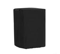 Pumixiy Housse de chariot d'extérieur anti-poussière pour machines à popcorn, tissu Oxford imperméable 210D avec cordon de serrage réglable, design noir résistant aux intempéries (63,5 x 46 x 132 cm)