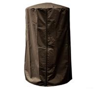 Pumixiy Housse de protection imperméable et coupe-vent avec cordon de serrage pour chauffage extérieur pyramidal, 61 x 96,5 cm (café)