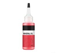 Pumixiy Huile minérale rouge pour frein hydraulique de vélo - Compatible avec SH, XOD, NFOX, MT5, M8100, 9170, BR-M640, BR-M820, BR-M7120, BR-M8020, BR-M9120 - 50 ml de liquide de frein rouge