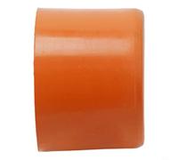 Pumixiy Insert orange en nylon stable pour support de canne à pêche, compatible avec les tubes en aluminium ou en acier inoxydable de 50,8 mm, capuchon de protection en caoutchouc pour planche à