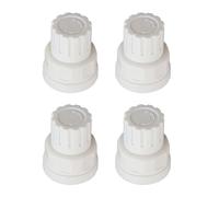 Pumixiy Interrupteur de commande au volant pour chauffage au sol avec filetage M30 x 1,5 - Couvercle de valve de contrôle de température en plastique blanc pour système de chauffage de radiateur