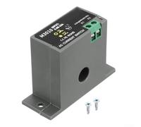 Pumixiy Interrupteur de courant normalement ouvert pour surveillance AC - Capteur miniature pour relais M3010, 65 x 25 x 47 mm, indicateur d'état LED, construction durable en ABS ignifuge